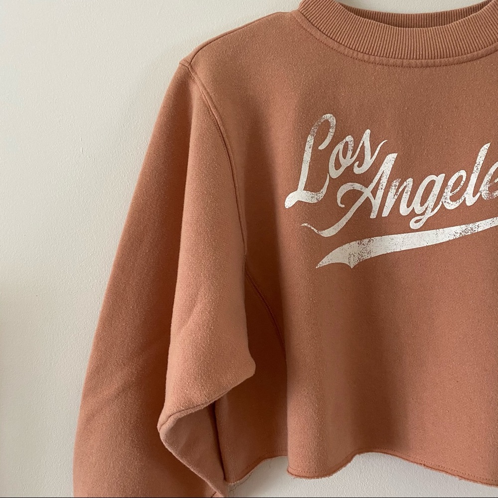Wild Fable Los Angeles Cropped Sweatshirt - Picture 2 of 6